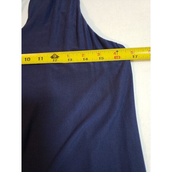 Soma Womens Sleeveless Navy Blue Dress With V-Neck‎ & Back Tie Detail size S - Picture 14 of 16